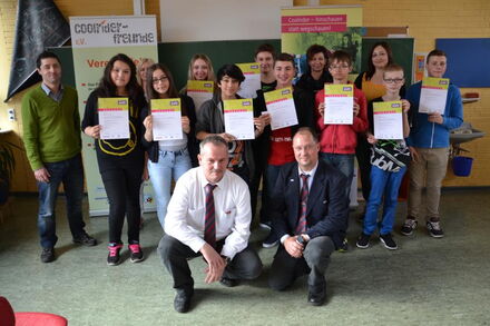 Abschlussveranstaltung Mittelschule Schlössleinsgasse 2015